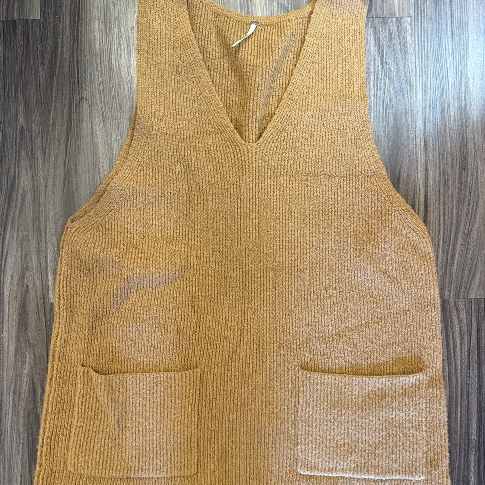 Free People Sleeveless Ribbed Knit Dress